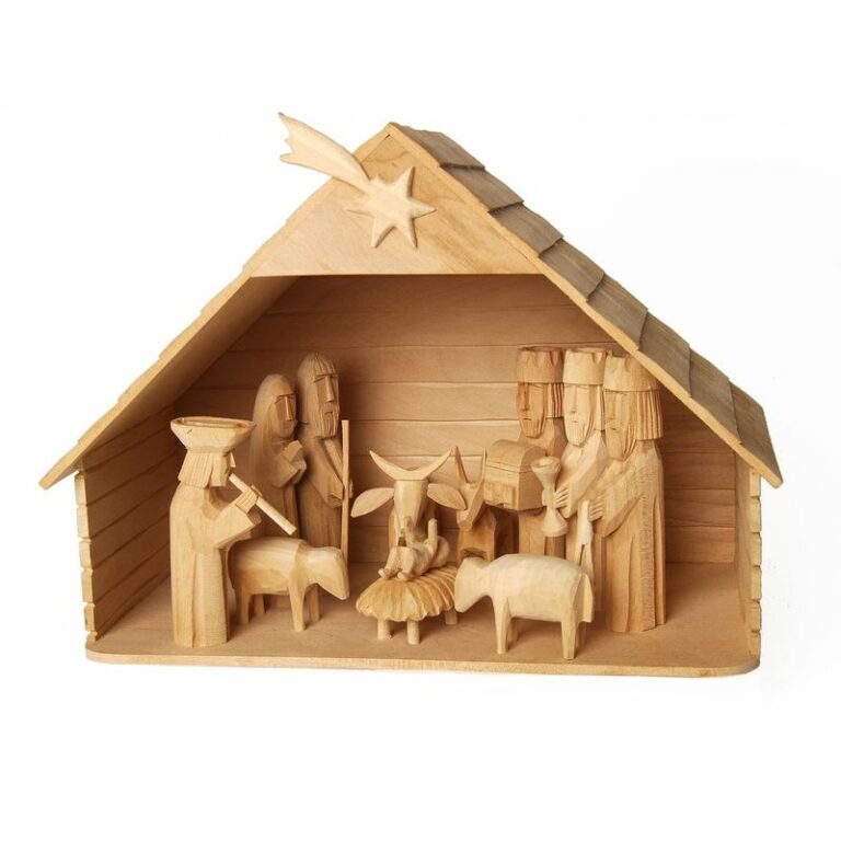 Betlehem drevený domček