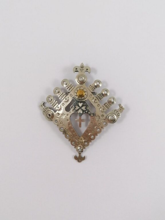 Blanciar kovový – alpaka/mosadz