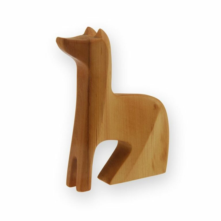 zvieratko drevené vyrezávané – pes (a)
