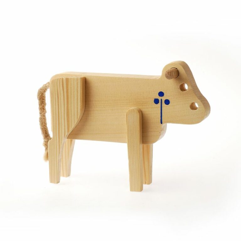 Zvieratko drevené – kravička