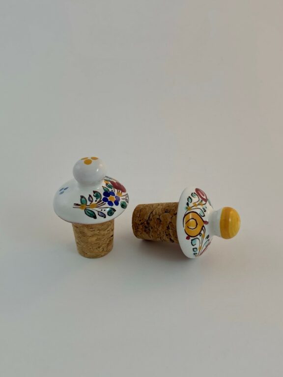 Zátka do fľaše majoliková