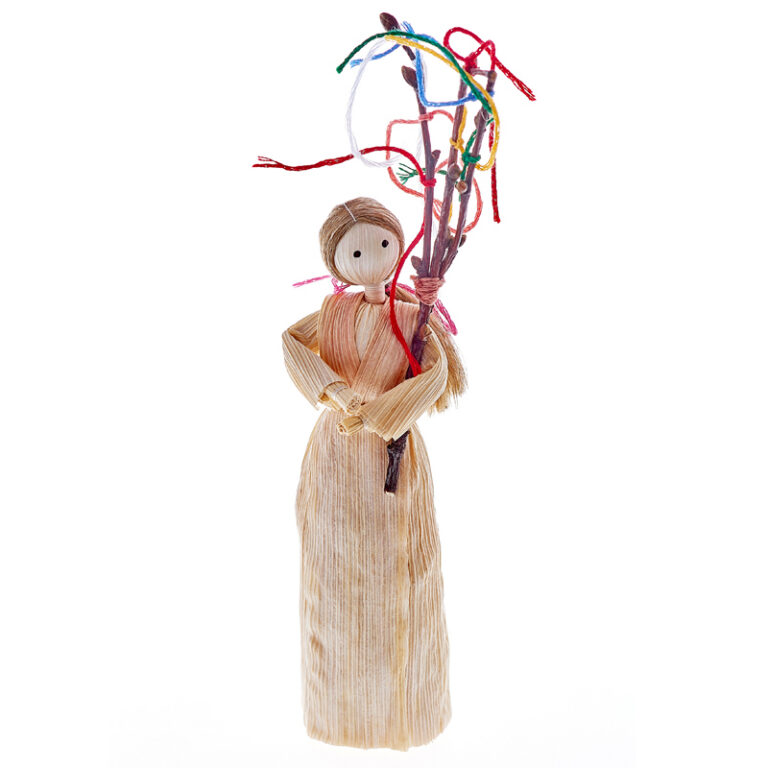 Figúrka šúpoľová – Dievča s lesolou