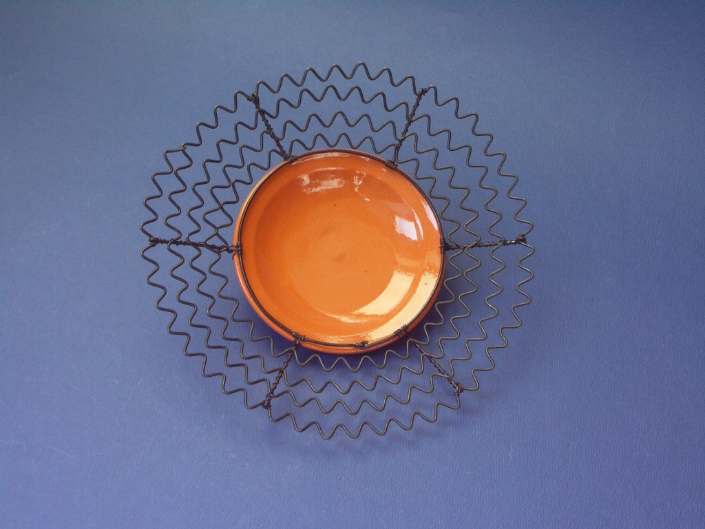 odrôtovaná keramika slniečko