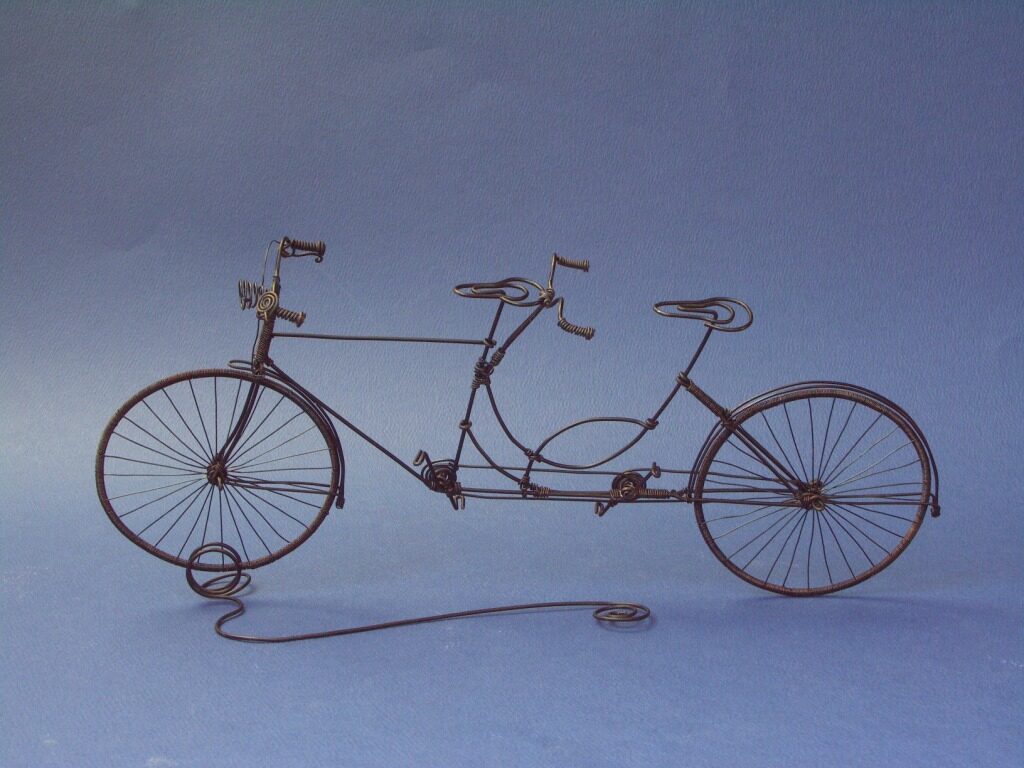 Bicykel drôtený – Tandem