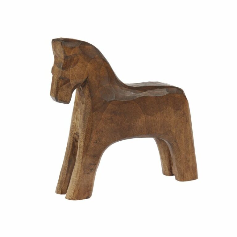 Wooden carved horse