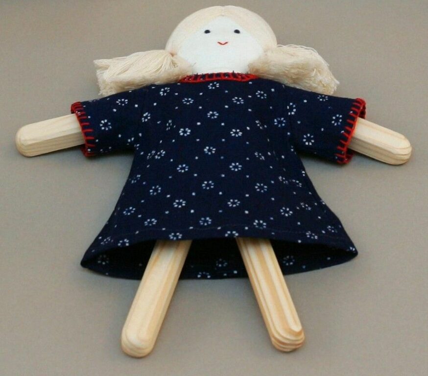 ozdoba textilná bábika