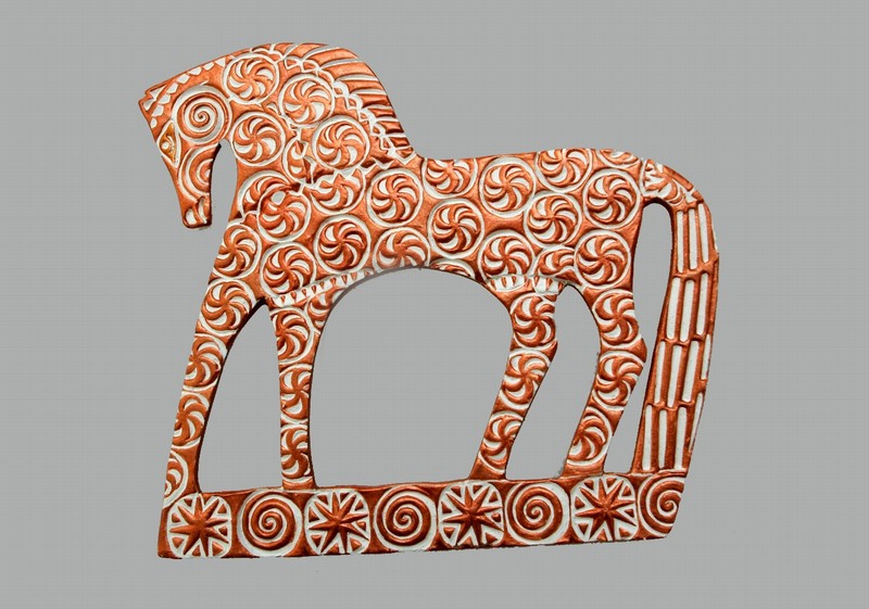 koník keramický závesný