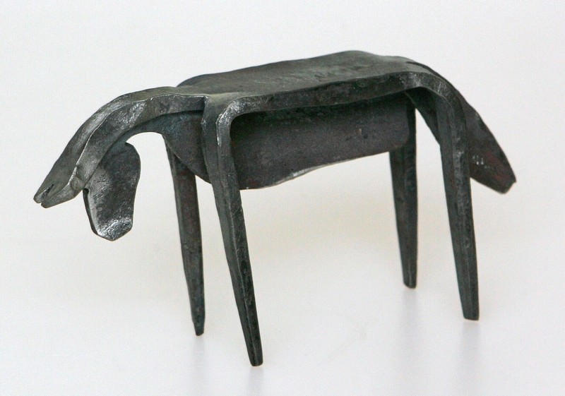 plastika železná kovaná koník