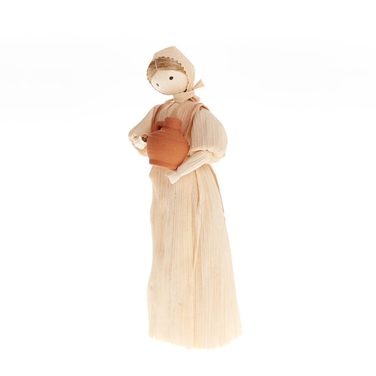 Figúrka šúpoľová – Žena s keramickým črpákom