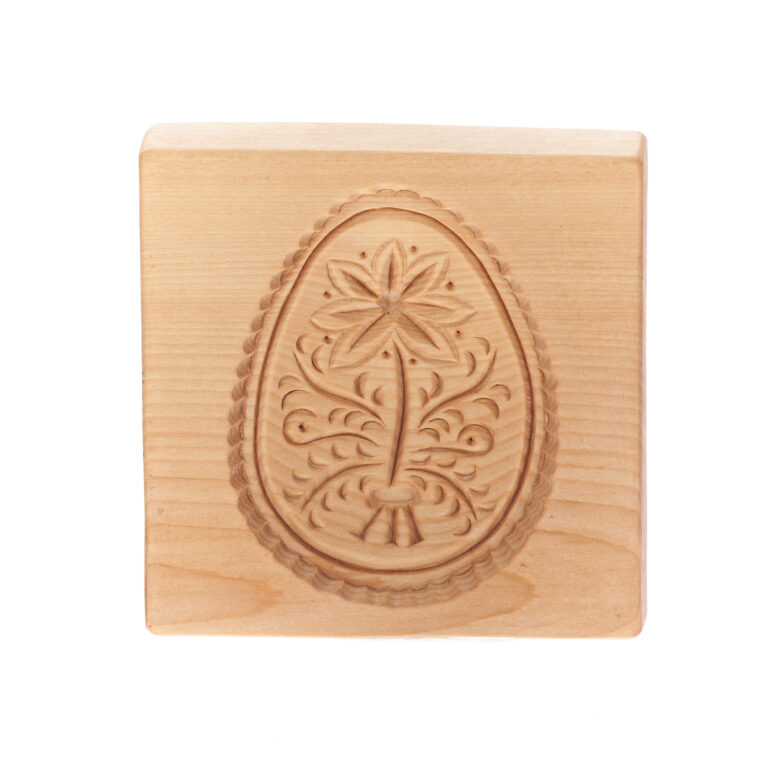 forma drevená jednodielna vyrezávaná – kraslica