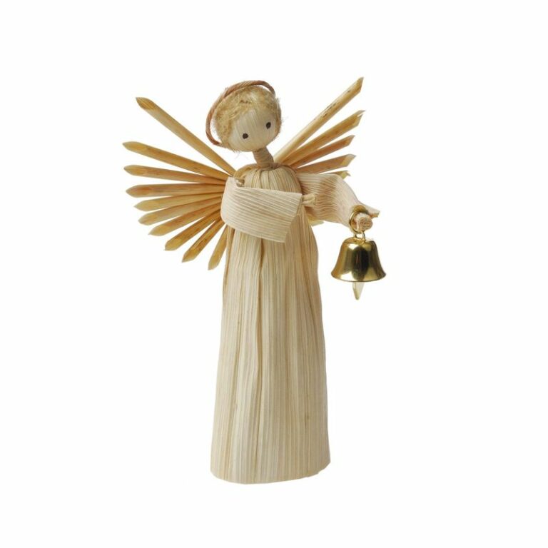 Figúrka šúpoľová – Anjel so zvončekom
