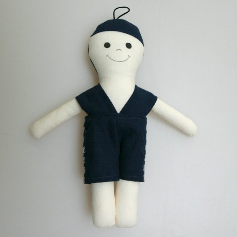 Bábika textilná chlapec dieťa