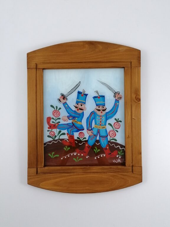 Glass painting – Hussars