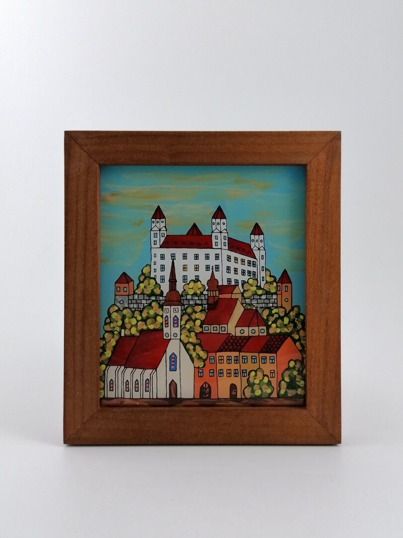 Podmaľba na sklo – Bratislavský hrad
