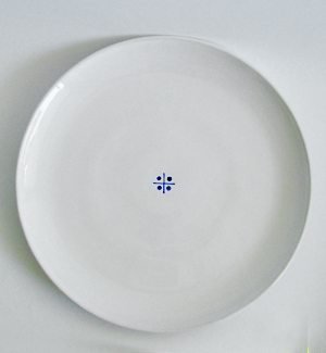 tanier majolikový servírovací vzor modranska
