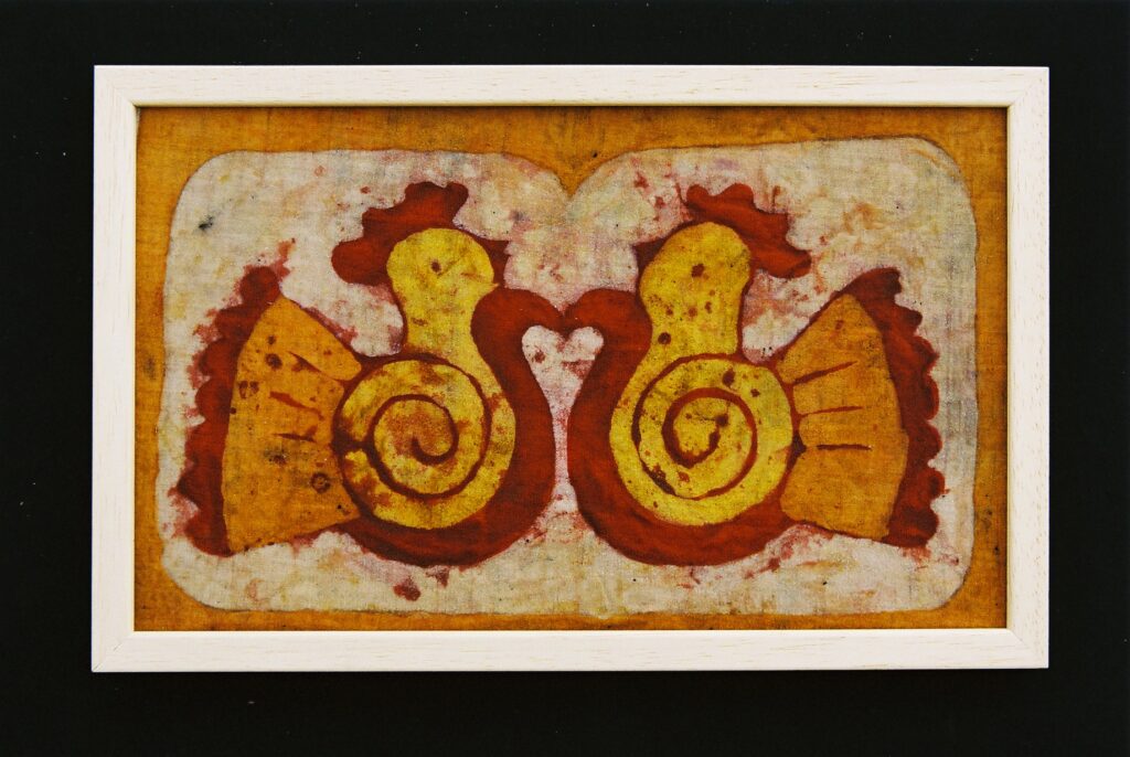 obrázok batikový Dva holúbky II. 115