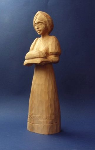 socha Dievča s chlebom autor Šíma Jozef