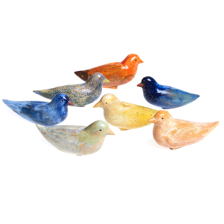 Vtáčik keramický, rôzne farby