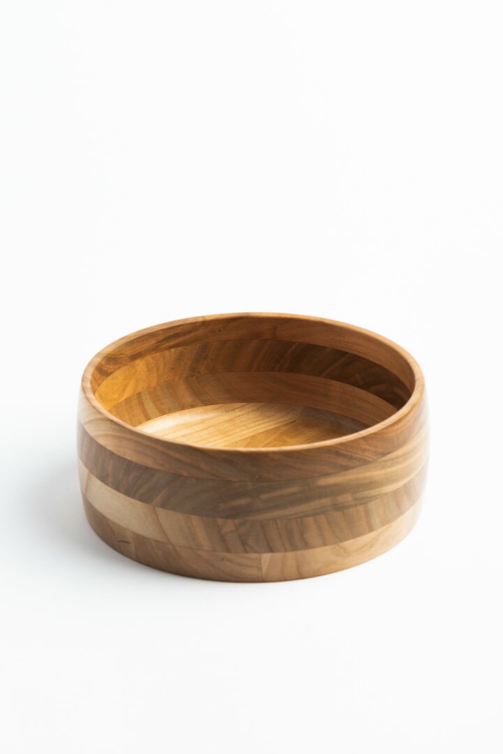 Miska drevená sústružená dekoračná – čerešňa