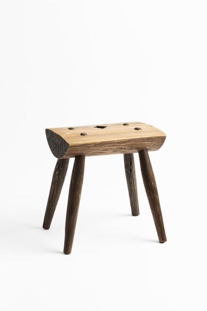 Stolček drevený – malý (z kolekcie troch)