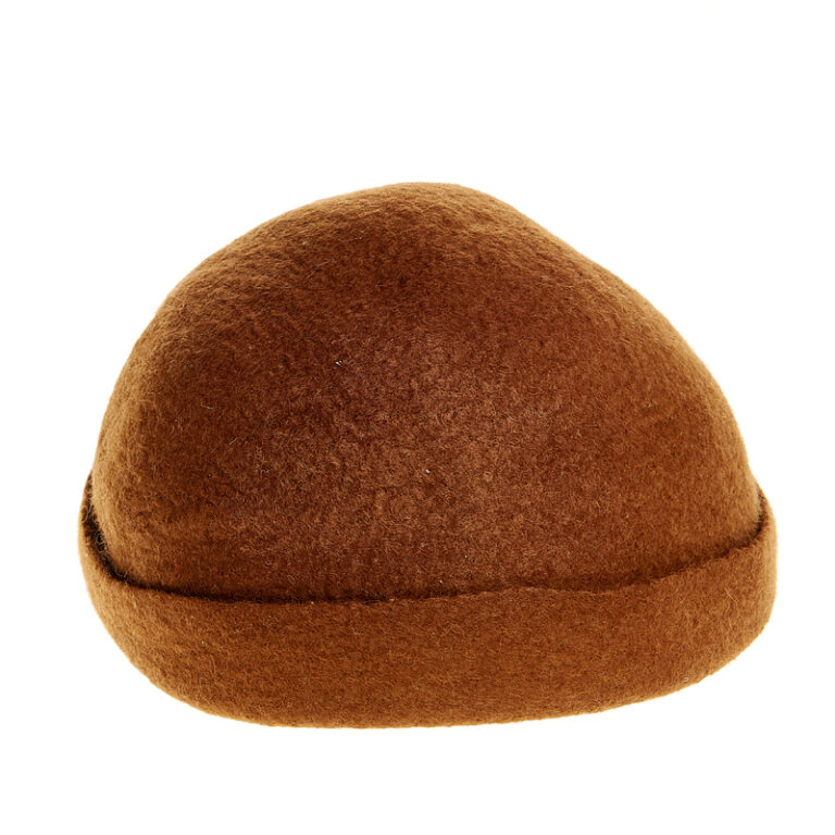 Felted brown hat