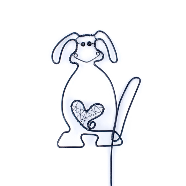 ozdoba drôtená pes