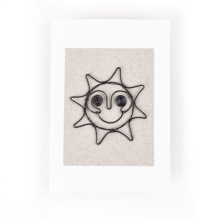 pozdrav papierový slnko