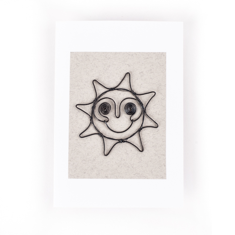 pozdrav papierový slnko