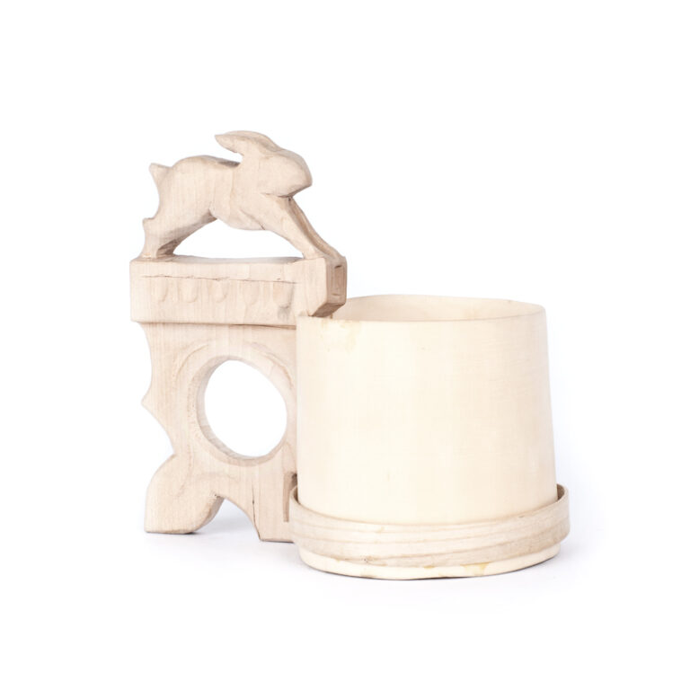 a zoomorphic ladle