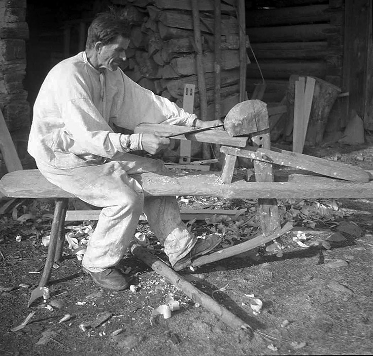Výroba štiepaním dreva