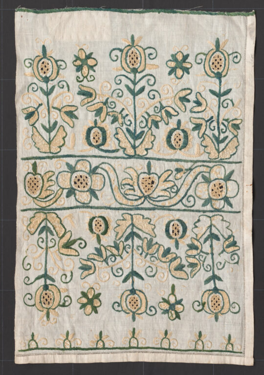 Šatka dlhá – časť