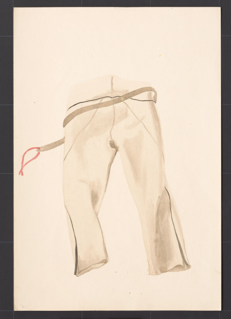 Kresba – nohavice súkenné