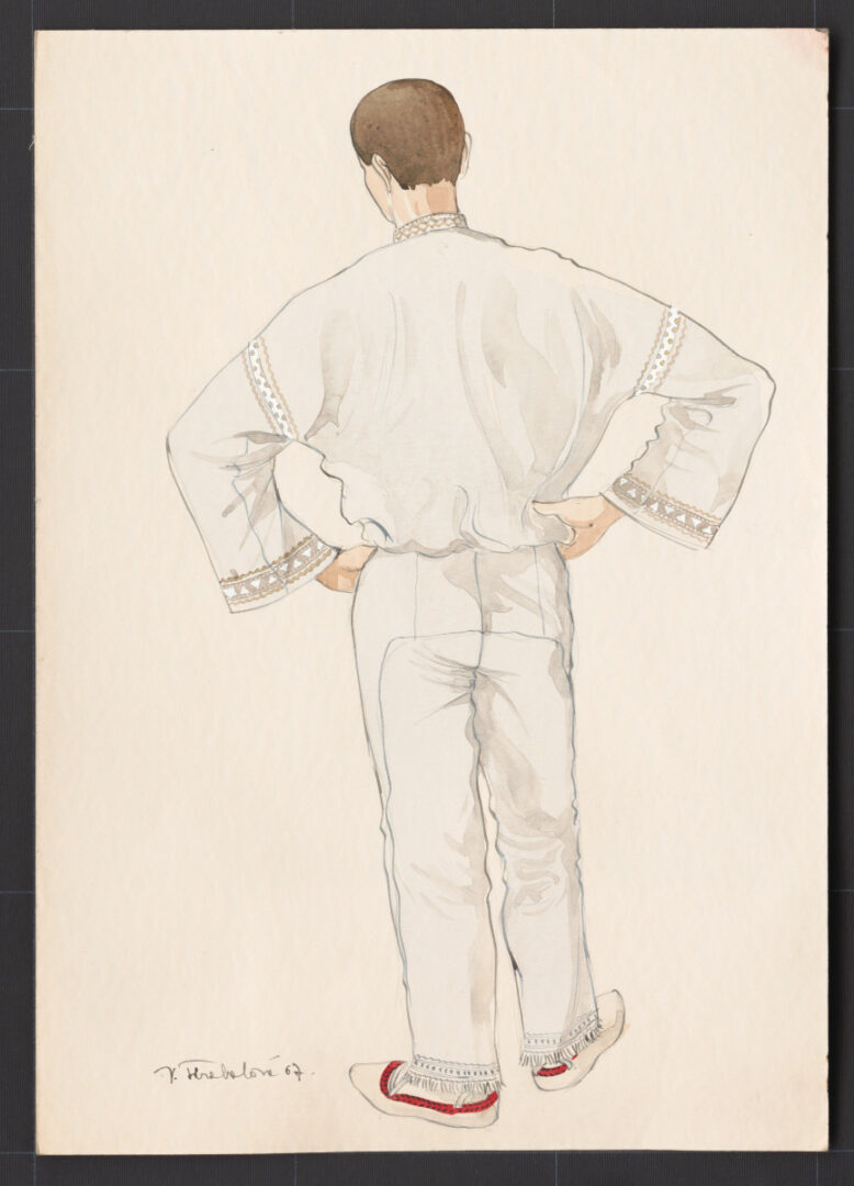 Kresba – odev mužský pracovný