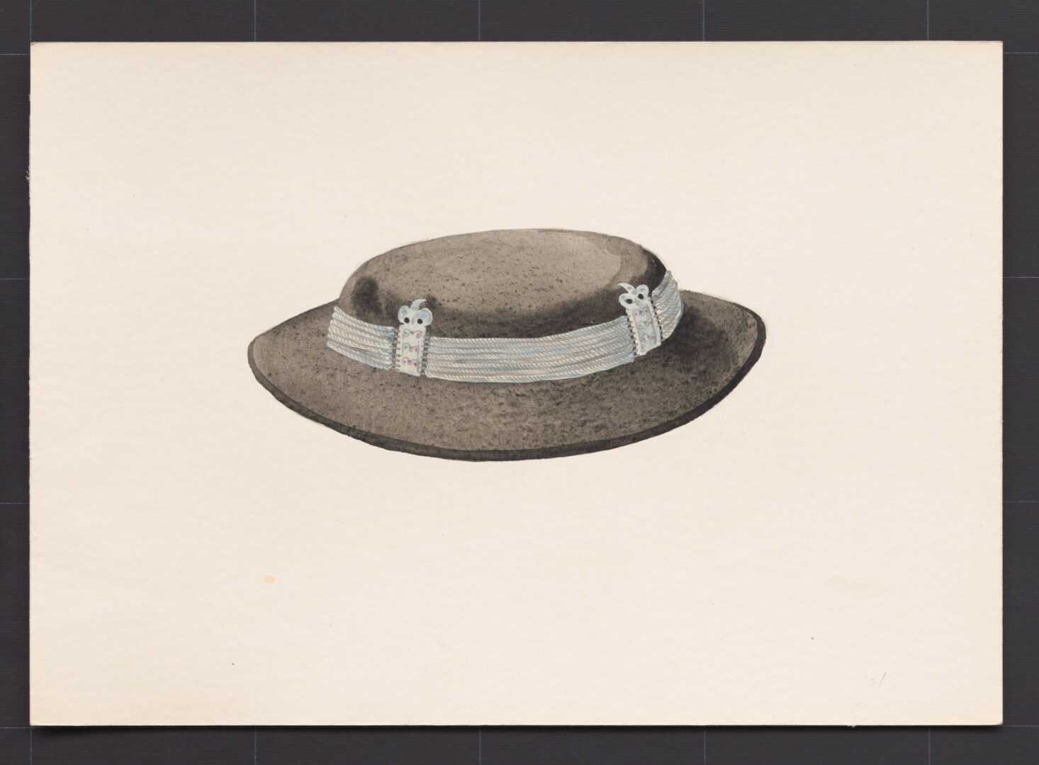 Kresba – klobúk s retiazkou