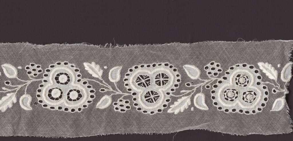 Embroidery on the back