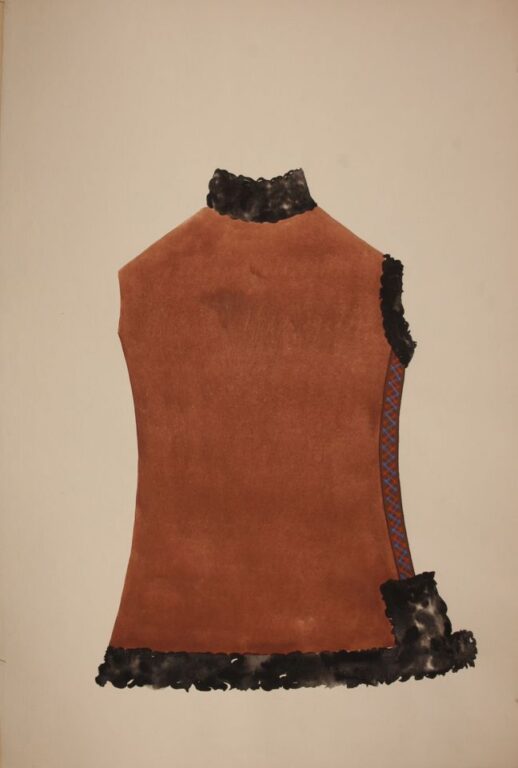 Decor – women’s fur, back part
