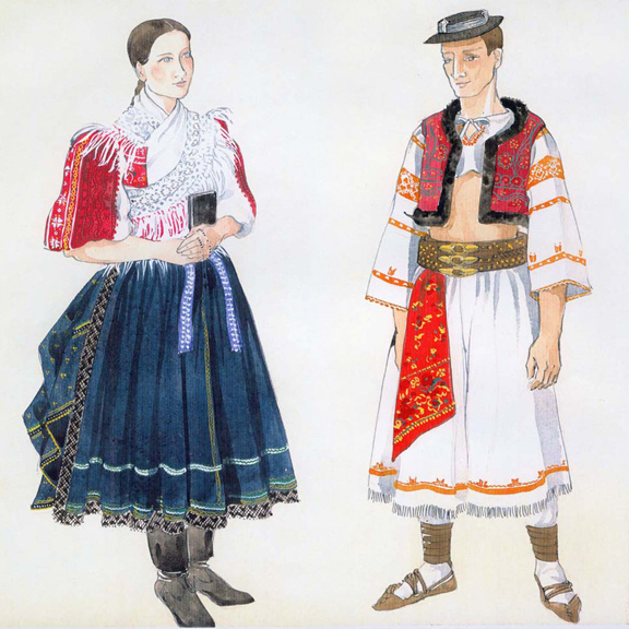 Výskumy tradičného odevu ÚĽUV-om