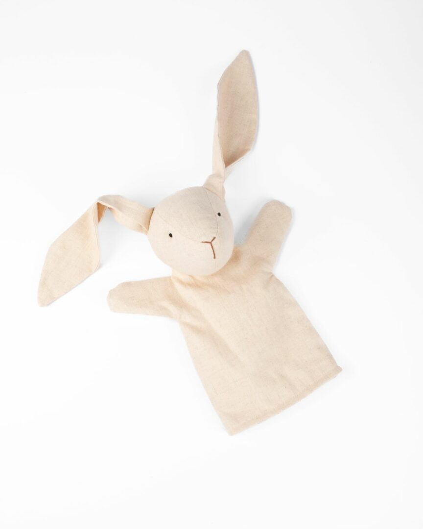 Maňuška textilná – zajac