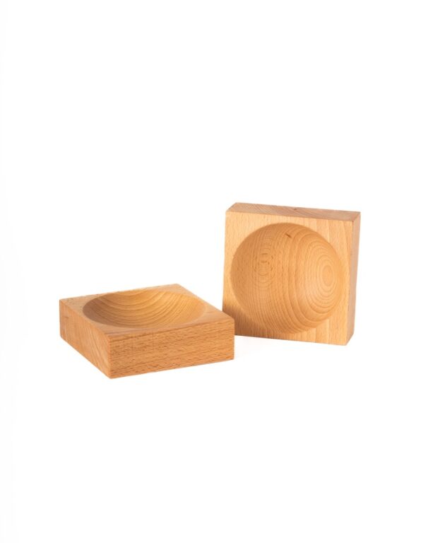 Miska drevená – štvorec, malá
