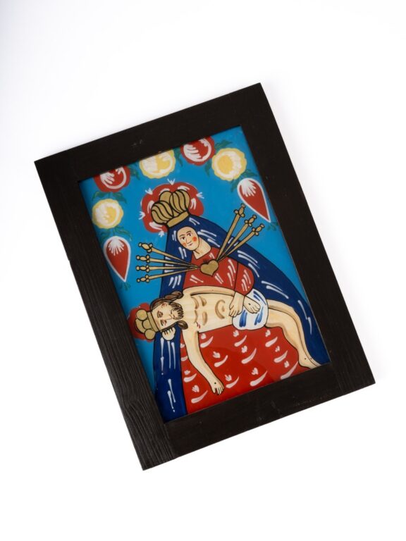 Podmaľba na sklo – Sedembolestná Mária X.