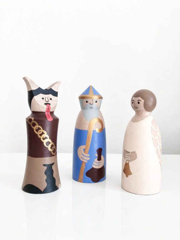 Figúrky Mikulášske trio