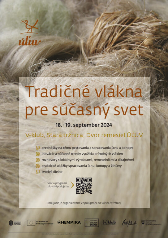 Zobraziť fotografiu Vizuál podujatia „Tradičné vlákna pre súčasný svet“
