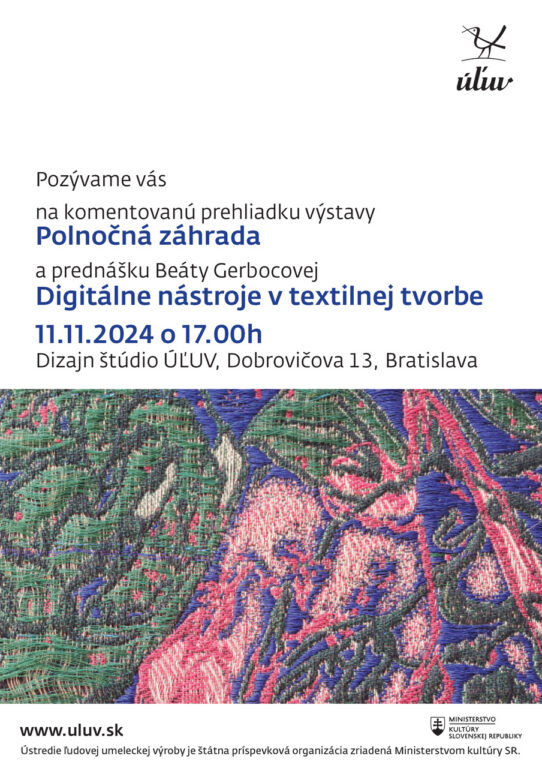 Zobraziť fotografiu Komentovaná prehliadka a prednáška výstavy Polnočná záhrada