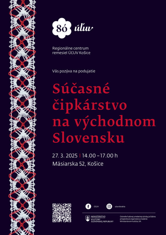Zobraziť fotografiu Program podujatia „Súčasné čipkárstvo na východnom Slovensku“