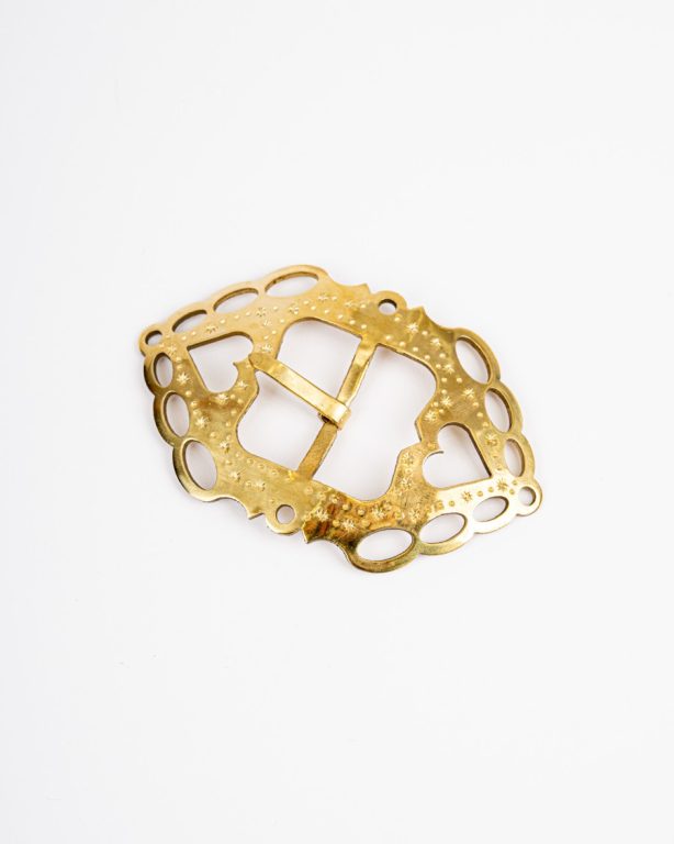 Pracka mosadzná srdiečko