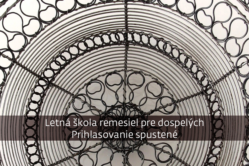 Letná škola remesiel pre dospelých
