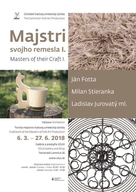 Zobraziť fotografiu Vizuál výstavy „Majstri svojho remesla I.“