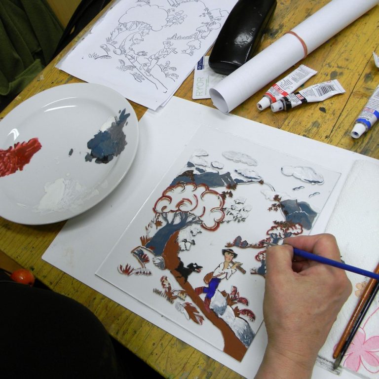 Maľba na sklo – individuálny kurz