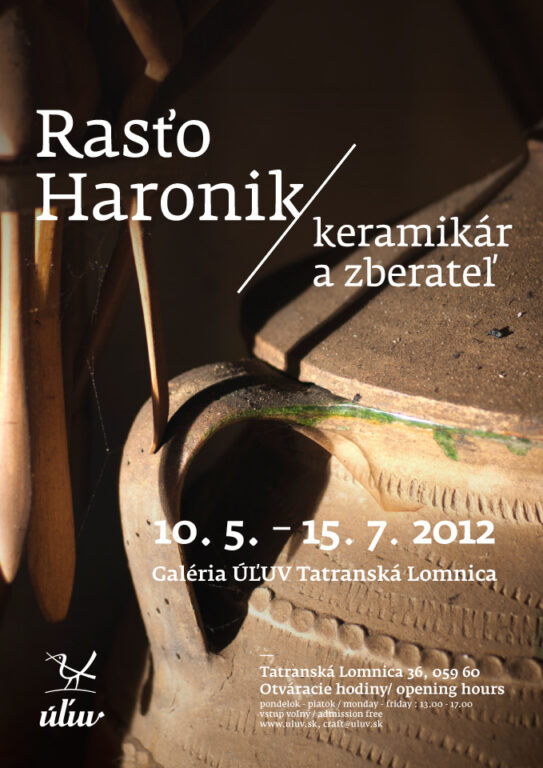 Zobraziť fotografiu Vizuál výstavy „Rasťo Haronik – keramikár a zberateľ“