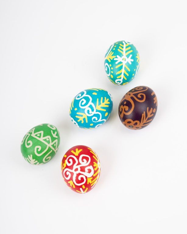 Kraslica batikovaná